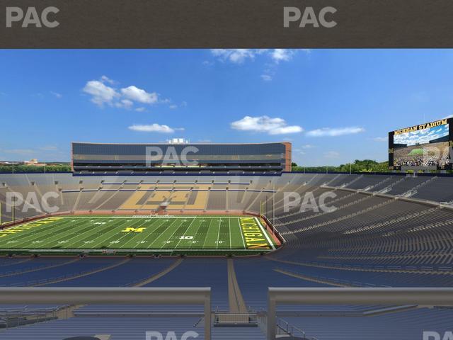 Seating view for Michigan Stadium Section 20