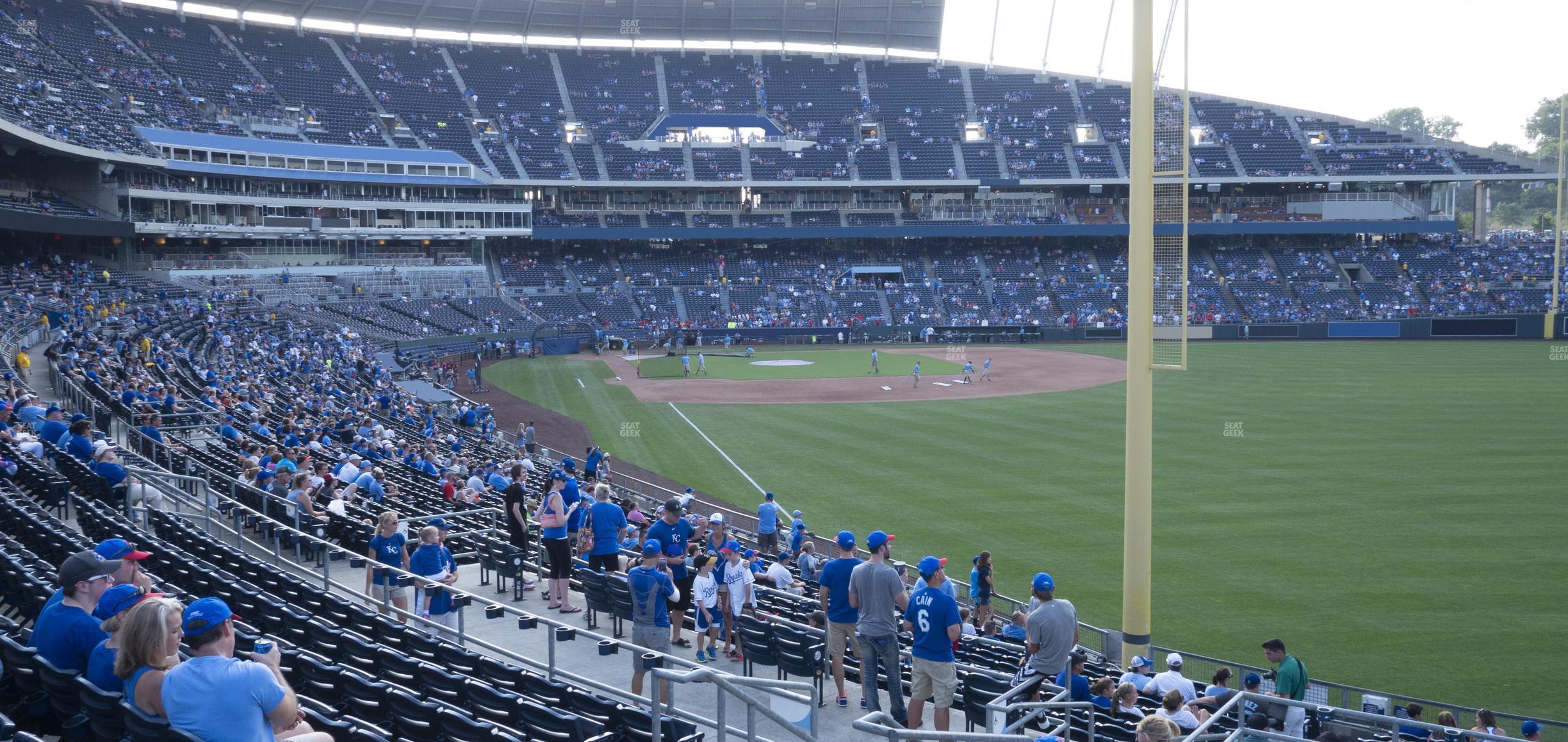 Seating view for Kauffman Stadium Section 248