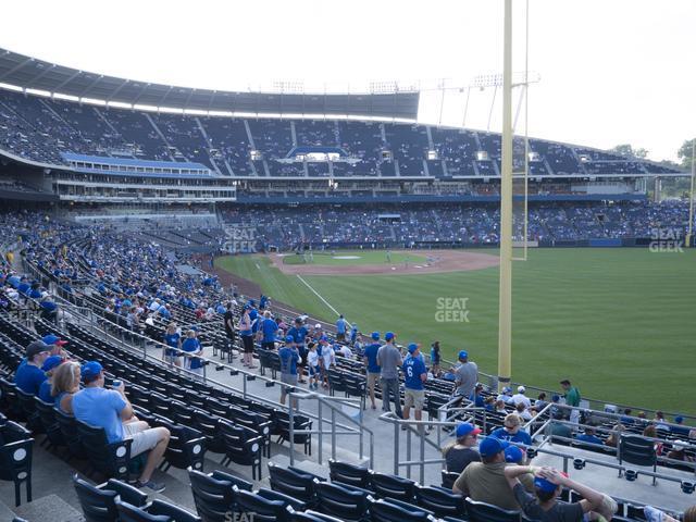 Seating view for Kauffman Stadium Section 248