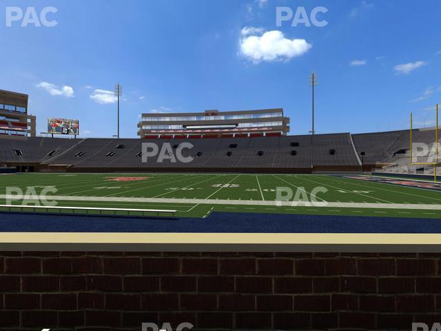 Seating view for Vaught Hemingway Stadium Section Chairback M