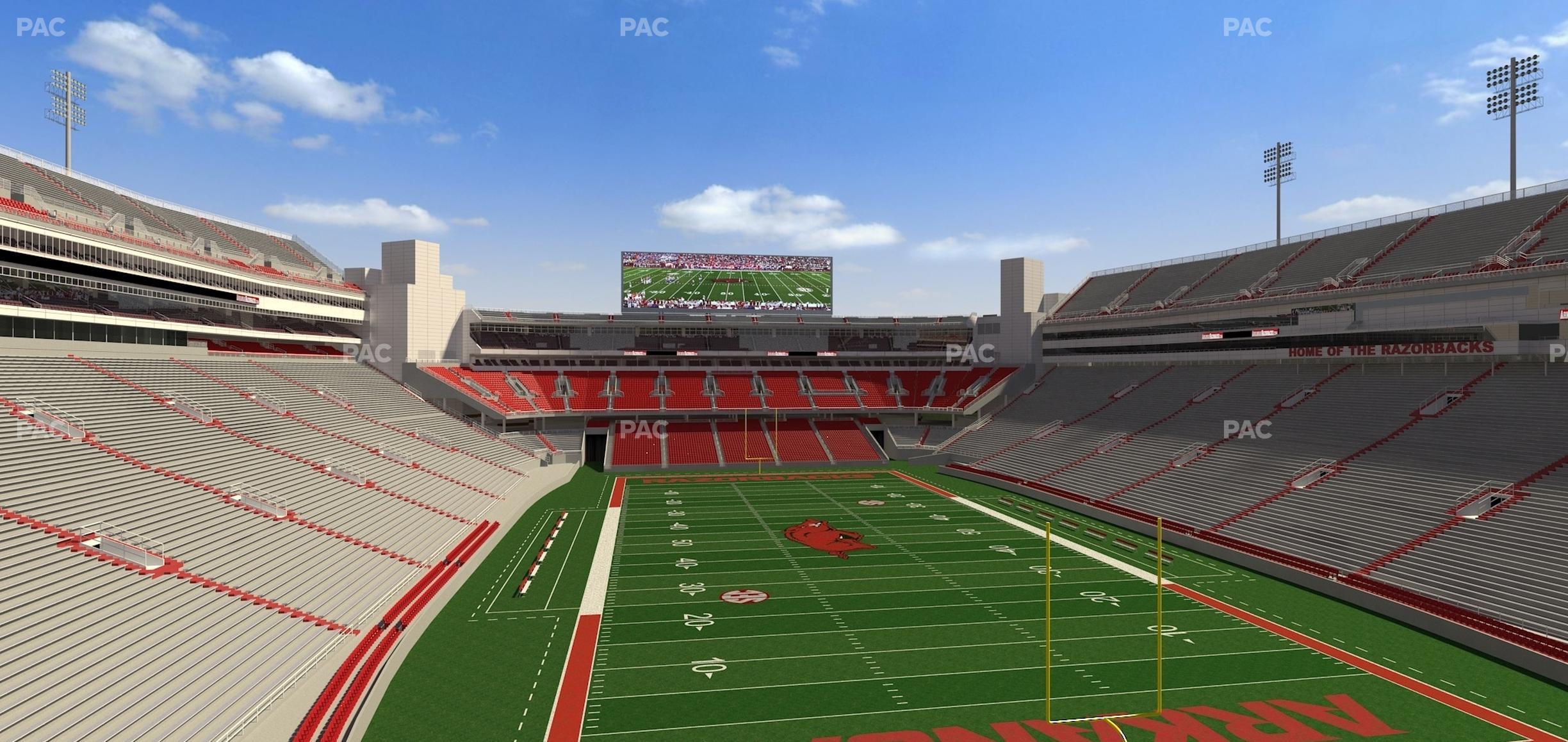 Seating view for Razorback Stadium Section Suite 32