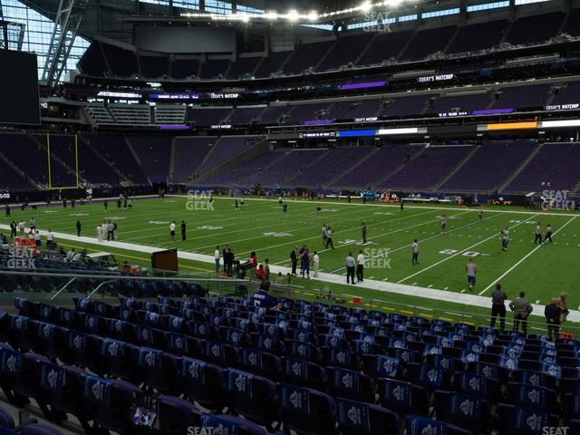 Seating view for U.S. Bank Stadium Section 129