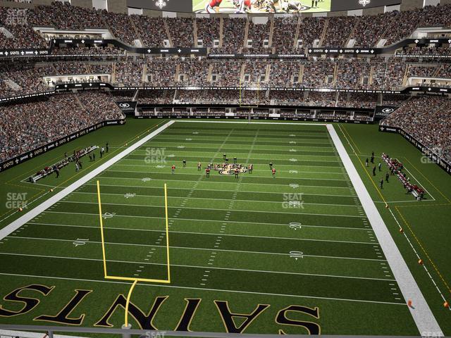 Seating view for Caesars Superdome Section 529