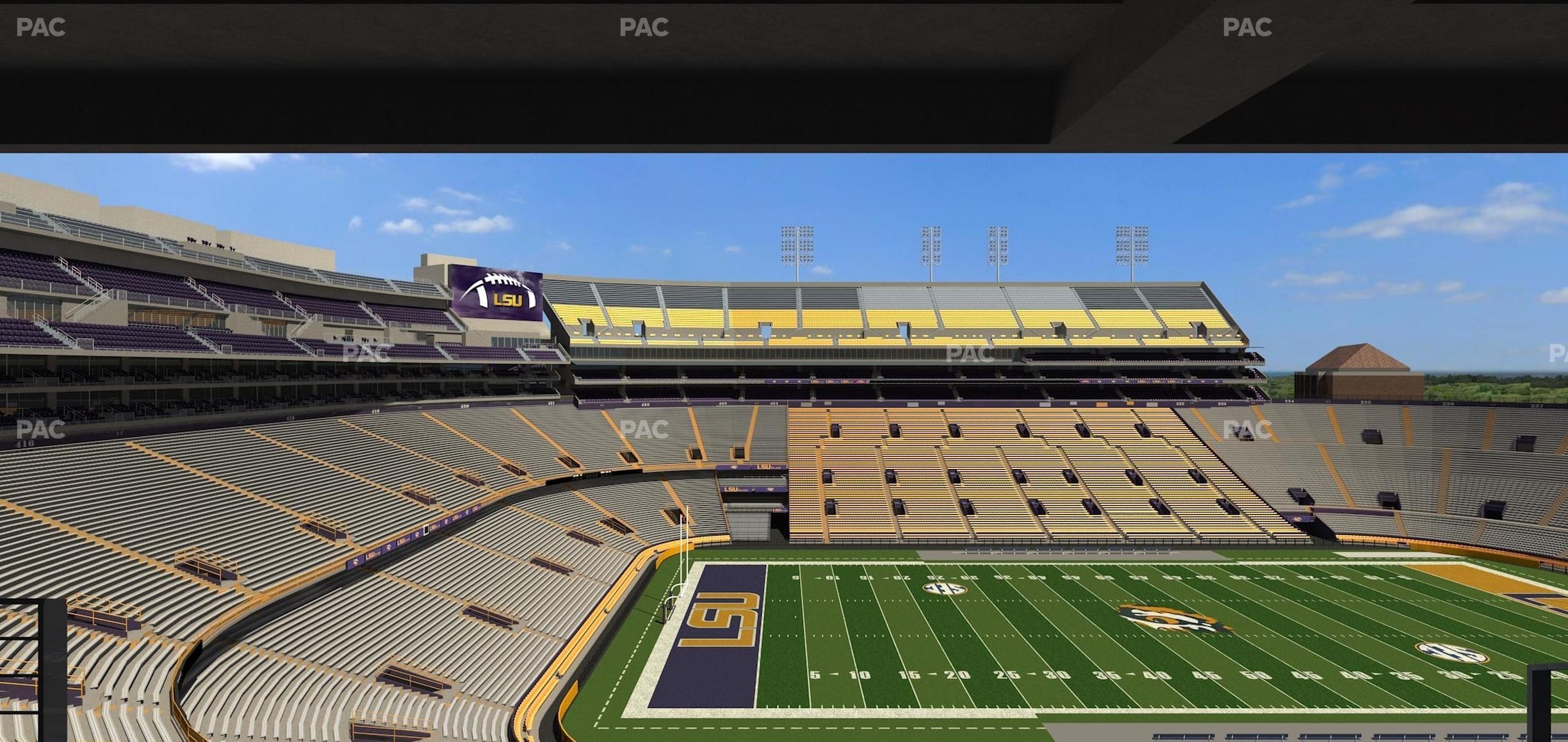 Seating view for Tiger Stadium Section Suite 223