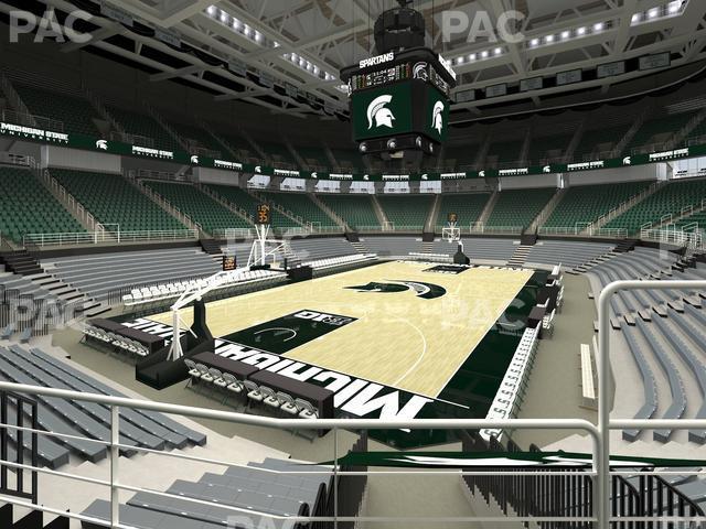 Seating view for Jack Breslin Student Events Center Section 115