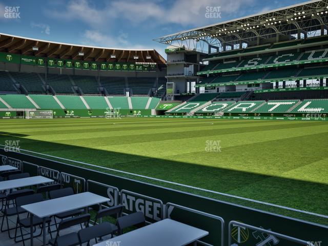 Seating view for Providence Park Section Lexus Lounge