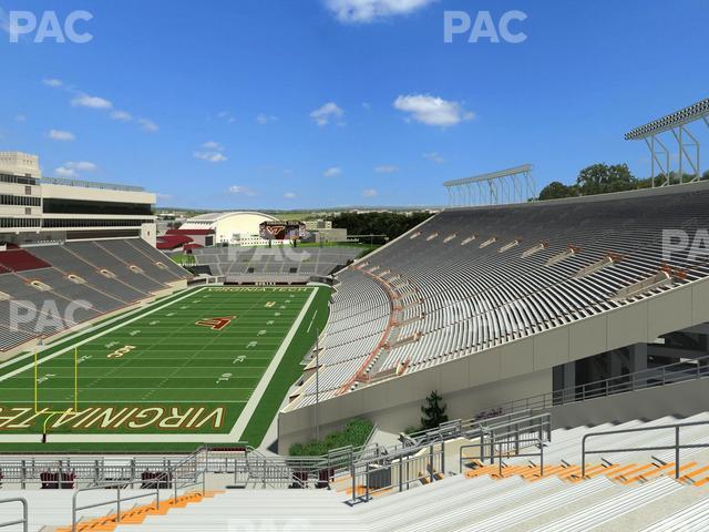 Seating view for Lane Stadium Section 502