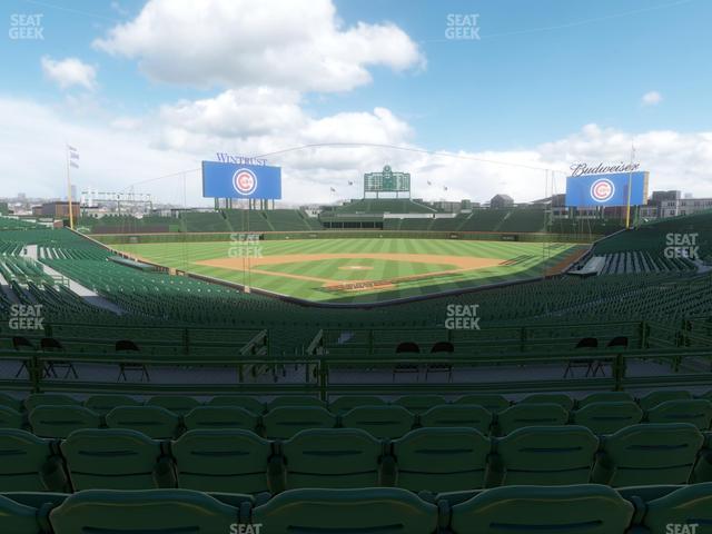 Seating view for Wrigley Field Section 217