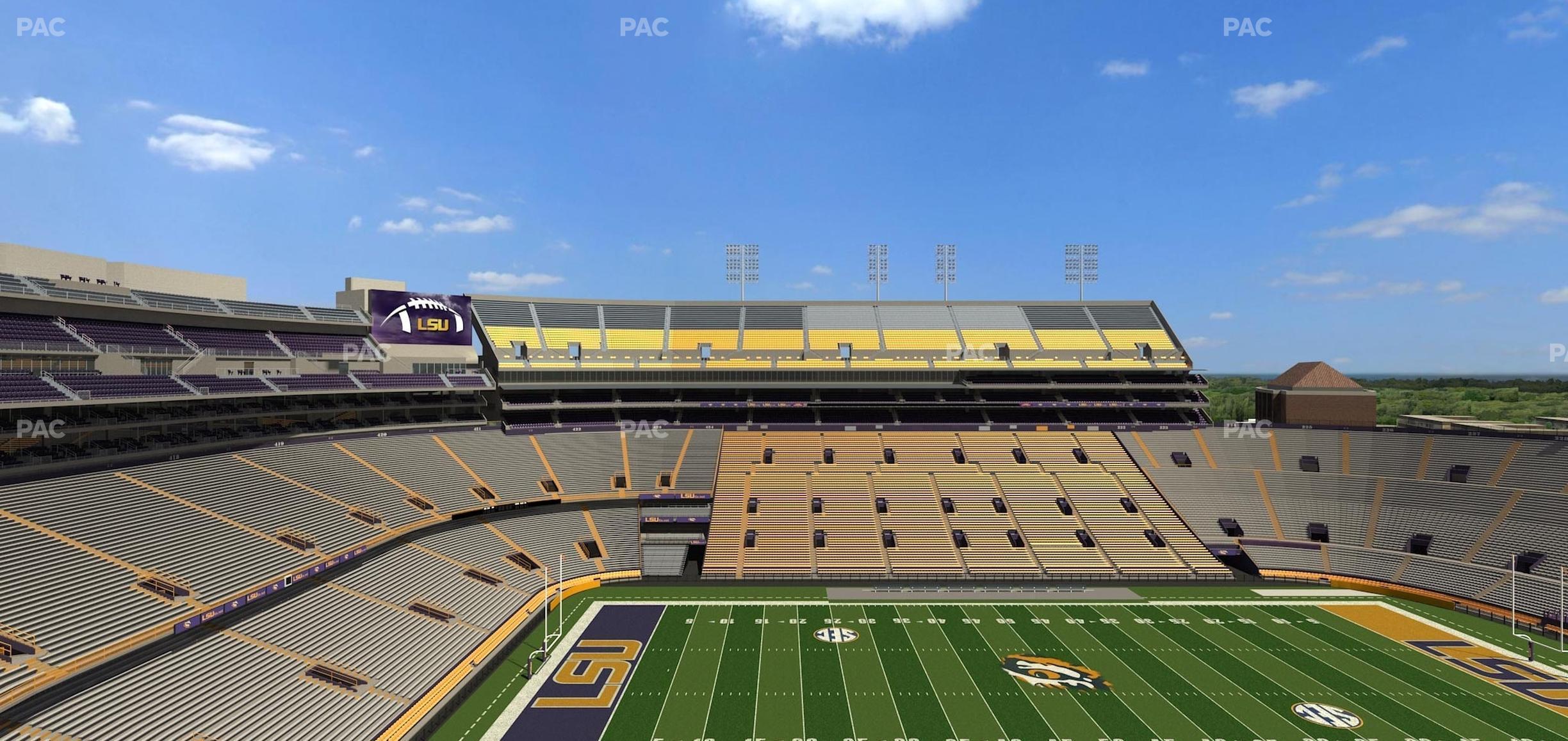 Seating view for Tiger Stadium Section 538