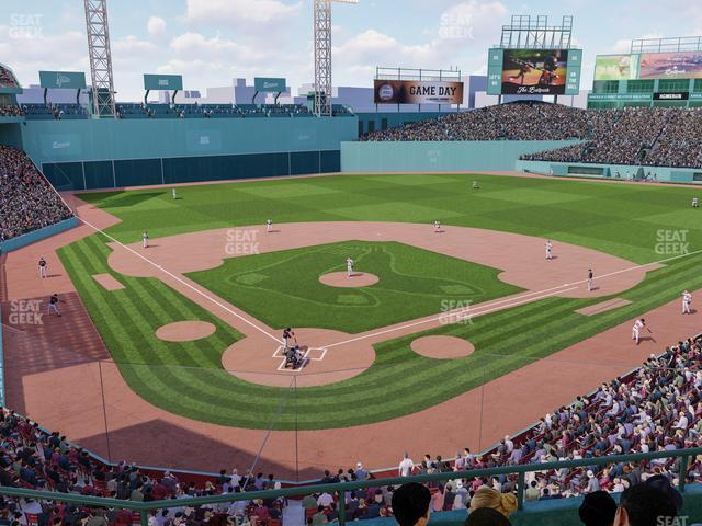 Seating view for Fenway Park Section Dell Technologies Club 2