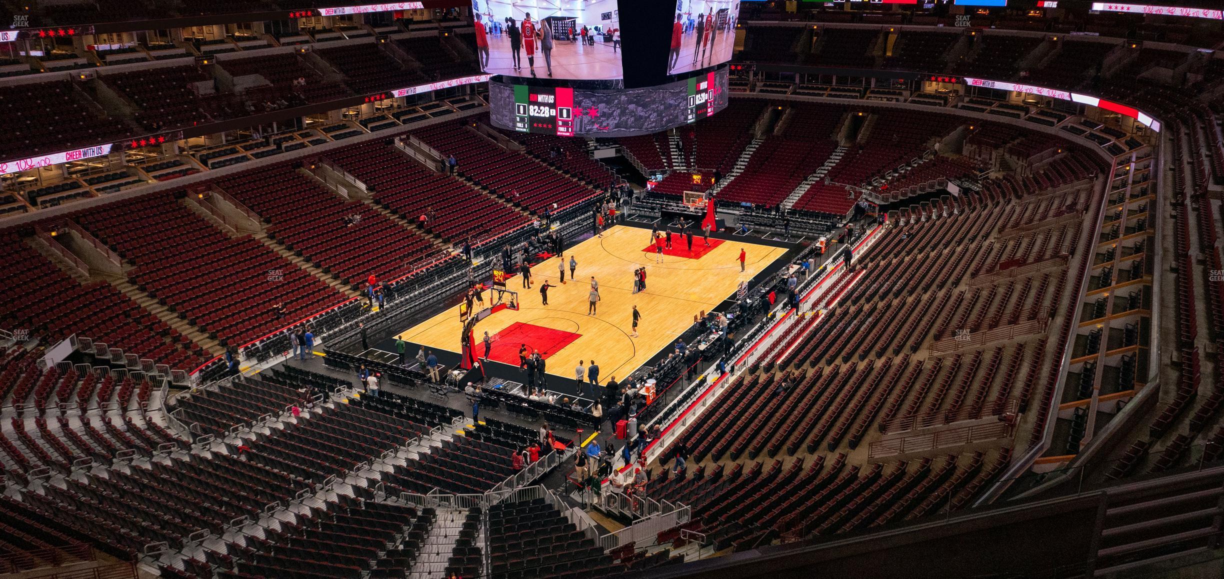 Seating view for United Center Section 306