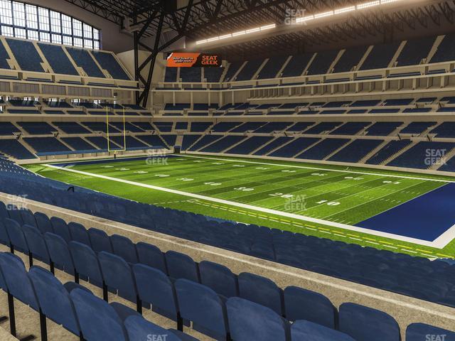 Seating view for Lucas Oil Stadium Section 208