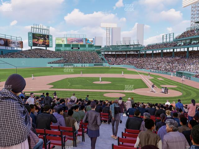 Seating view for Fenway Park Section Loge Box 141