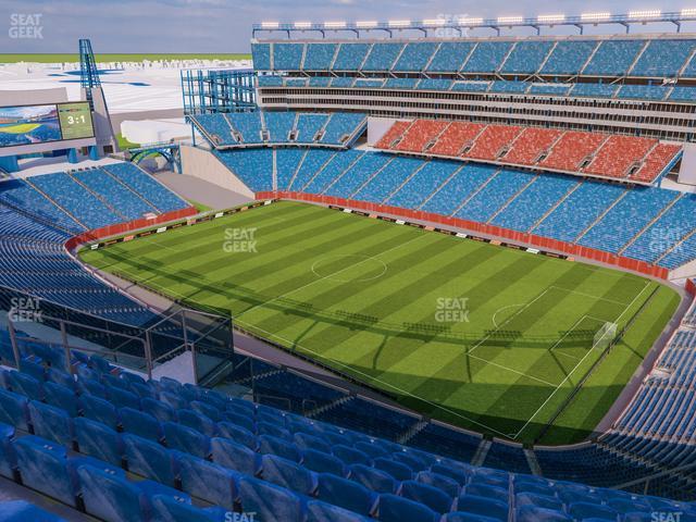 Seating view for Gillette Stadium Section 326