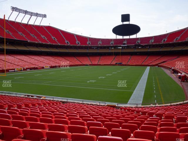 Seating view for GEHA Field at Arrowhead Stadium Section 126