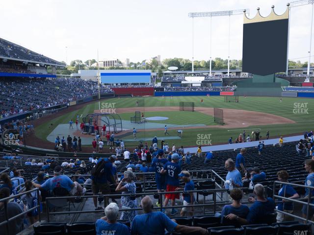 Seating view for Kauffman Stadium Section 231