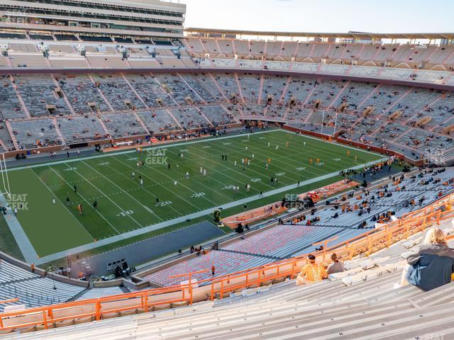 Seating view for Neyland Stadium Section Gg