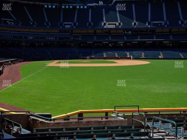 Seating view for Chase Field Section 105