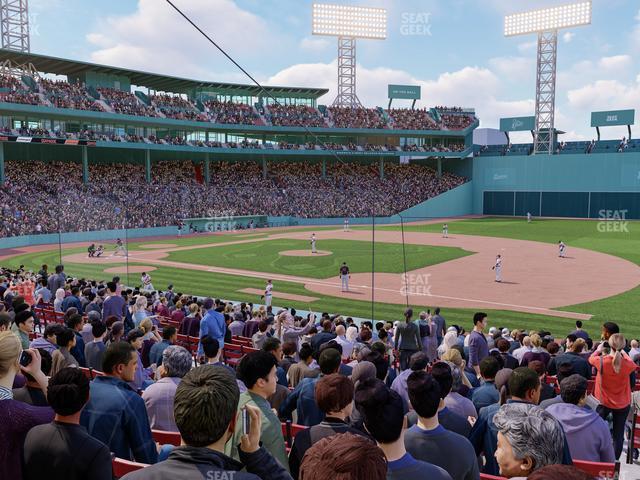 Seating view for Fenway Park Section Loge Box 105