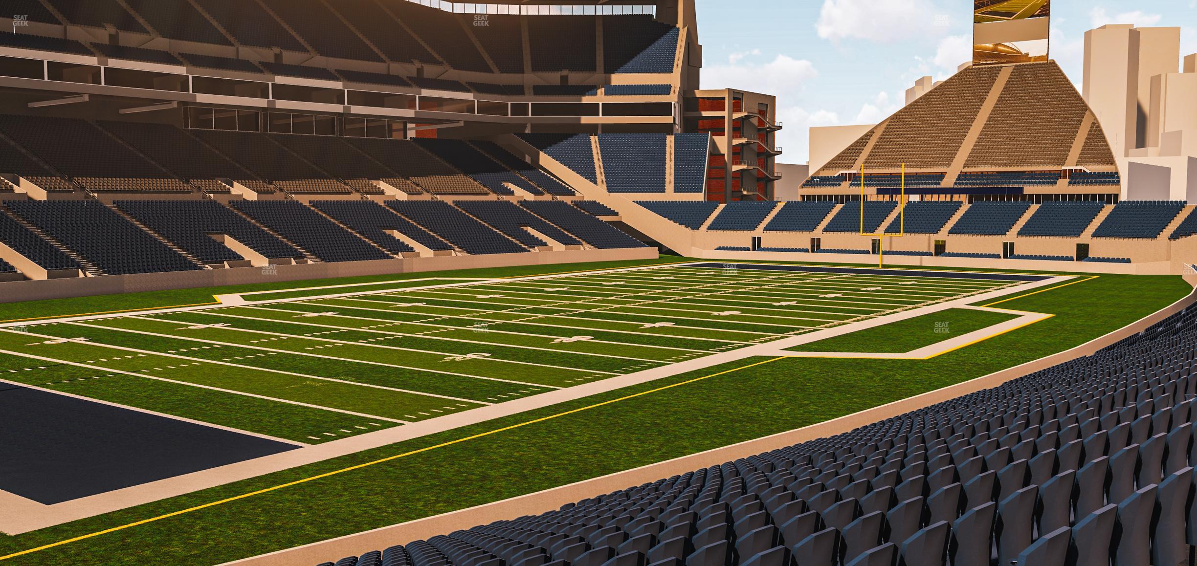 Seating view for Lumen Field Section 115