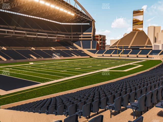 Seating view for Lumen Field Section 115