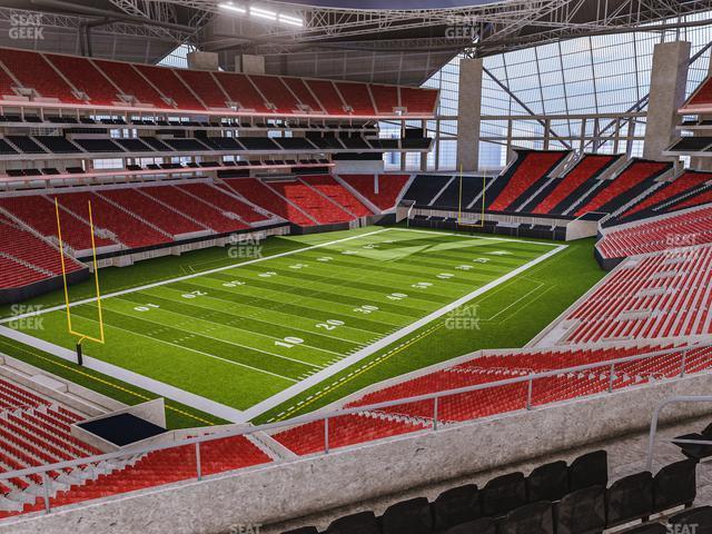 Seating view for Mercedes-Benz Stadium Section 219