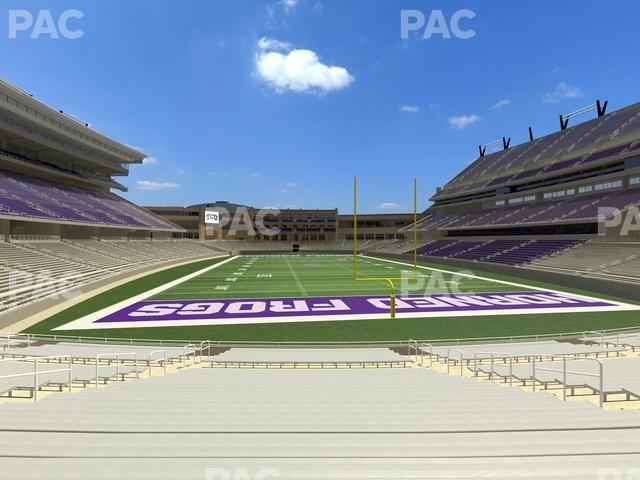 Seating view for Amon G. Carter Stadium Section 116