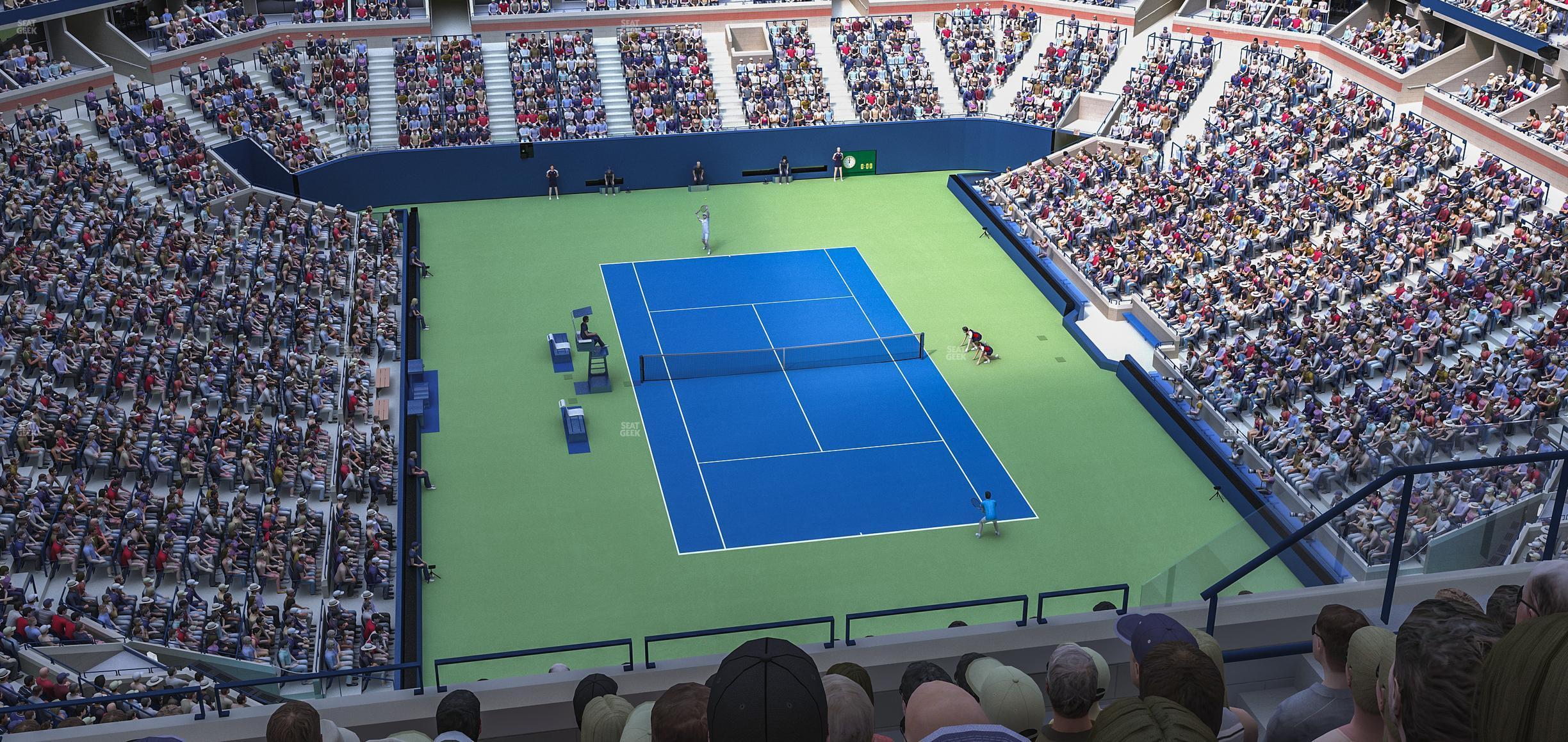 Seating view for Arthur Ashe Stadium Section 340