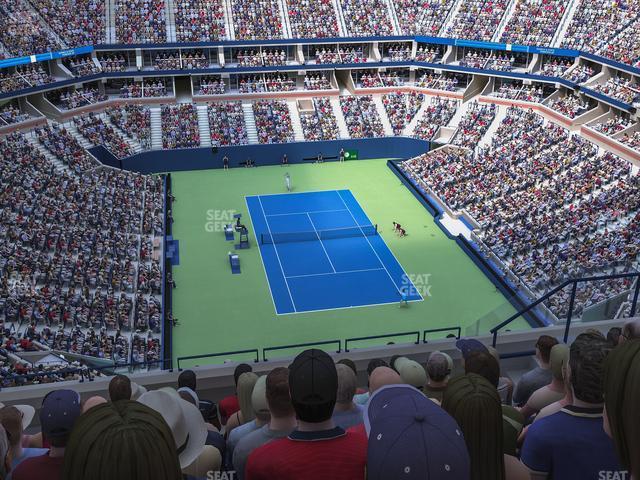 Seating view for Arthur Ashe Stadium Section 340