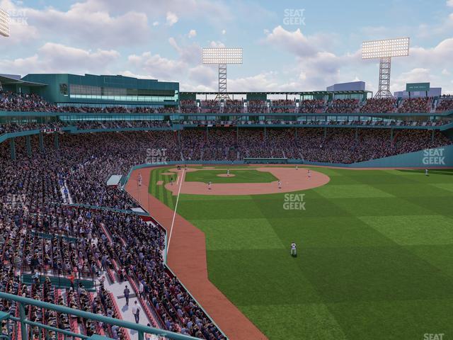 Seating view for Fenway Park Section Right Field Roof Deck Table 212