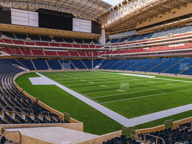 Seating view for NRG Stadium Section 120