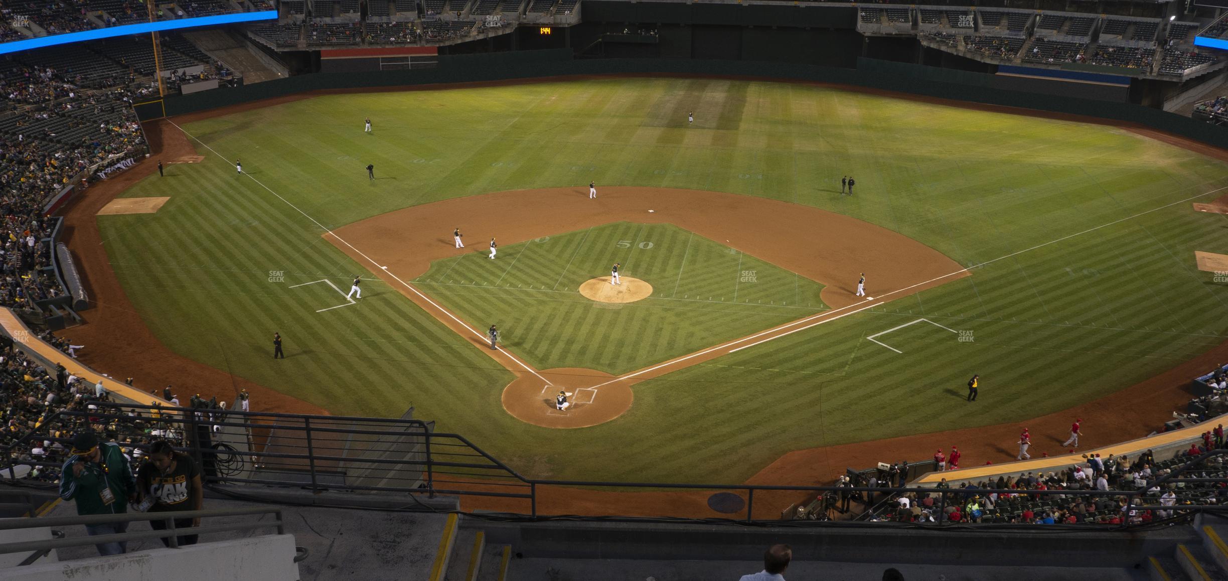 Seating view for Oakland Coliseum Section 316