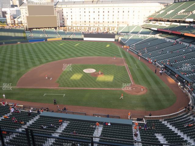 Seating view for Oriole Park at Camden Yards Section 350