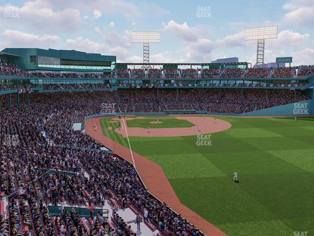 Seating view for Fenway Park Section Right Field Roof Deck Table 118