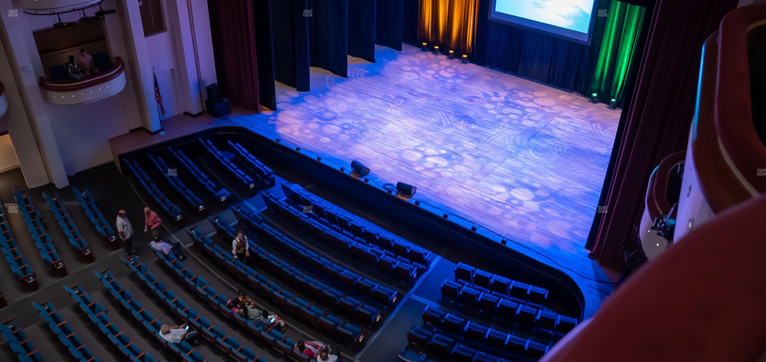 Seating view for Belk Theater at Blumenthal Performing Arts Center Section Balcony Box Right 2