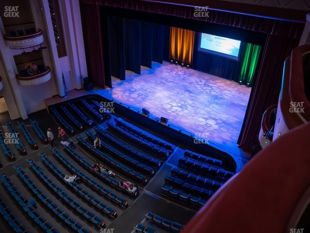 Seating view for Belk Theater at Blumenthal Performing Arts Center Section Balcony Box Right 2