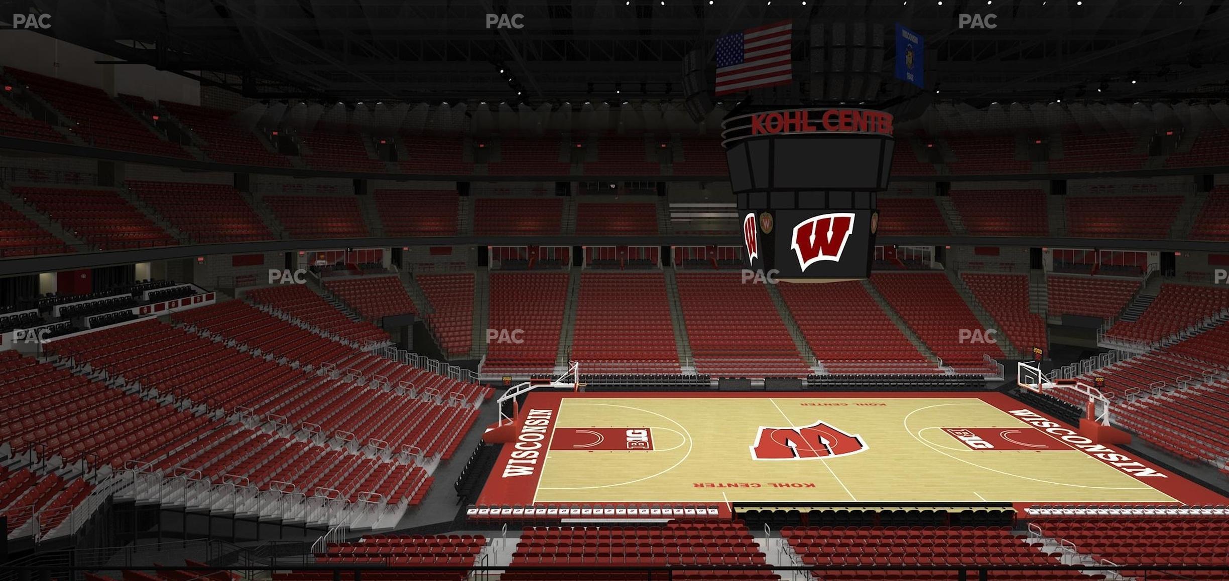 Seating view for Kohl Center Section 223