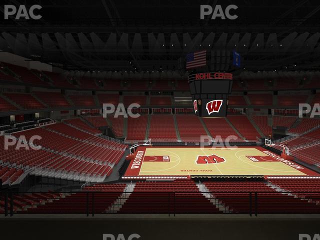 Seating view for Kohl Center Section 223