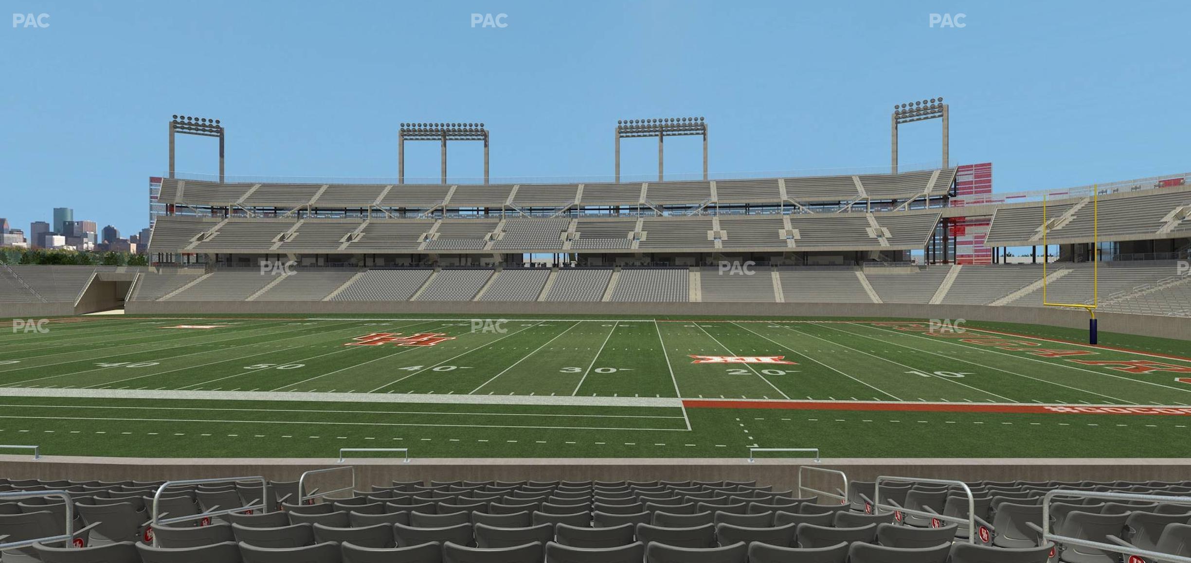 Seating view for TDECU Stadium Section Club 106