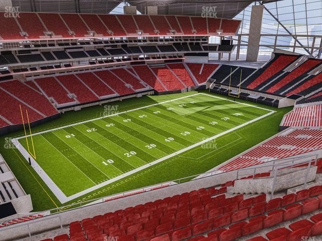 Seating view for Mercedes-Benz Stadium Section 317