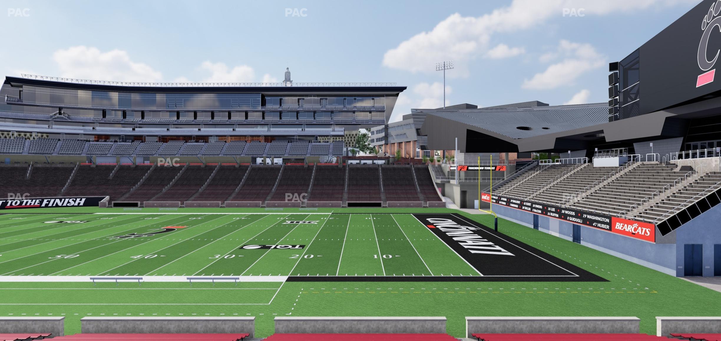 Seating view for Nippert Stadium Section 103