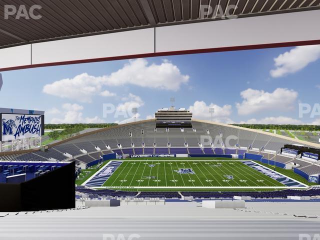 Seating view for Simmons Bank Liberty Stadium Section 121