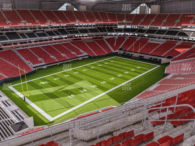 Seating view for Mercedes-Benz Stadium Section 346