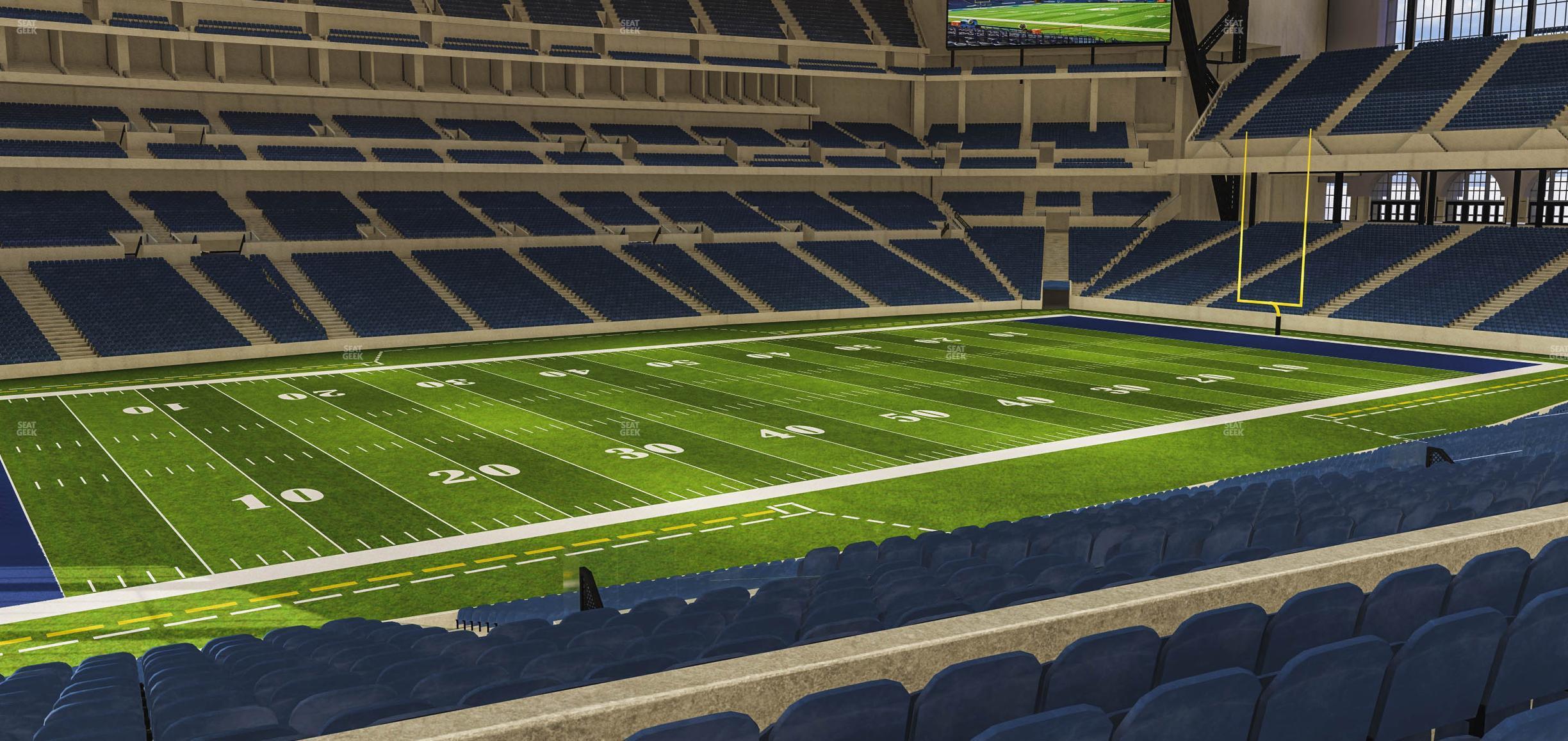 Seating view for Lucas Oil Stadium Section 217