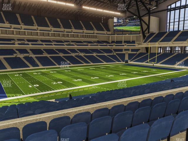 Seating view for Lucas Oil Stadium Section 217