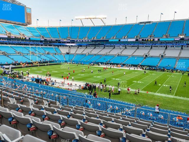 Seating view for Bank of America Stadium Section 312