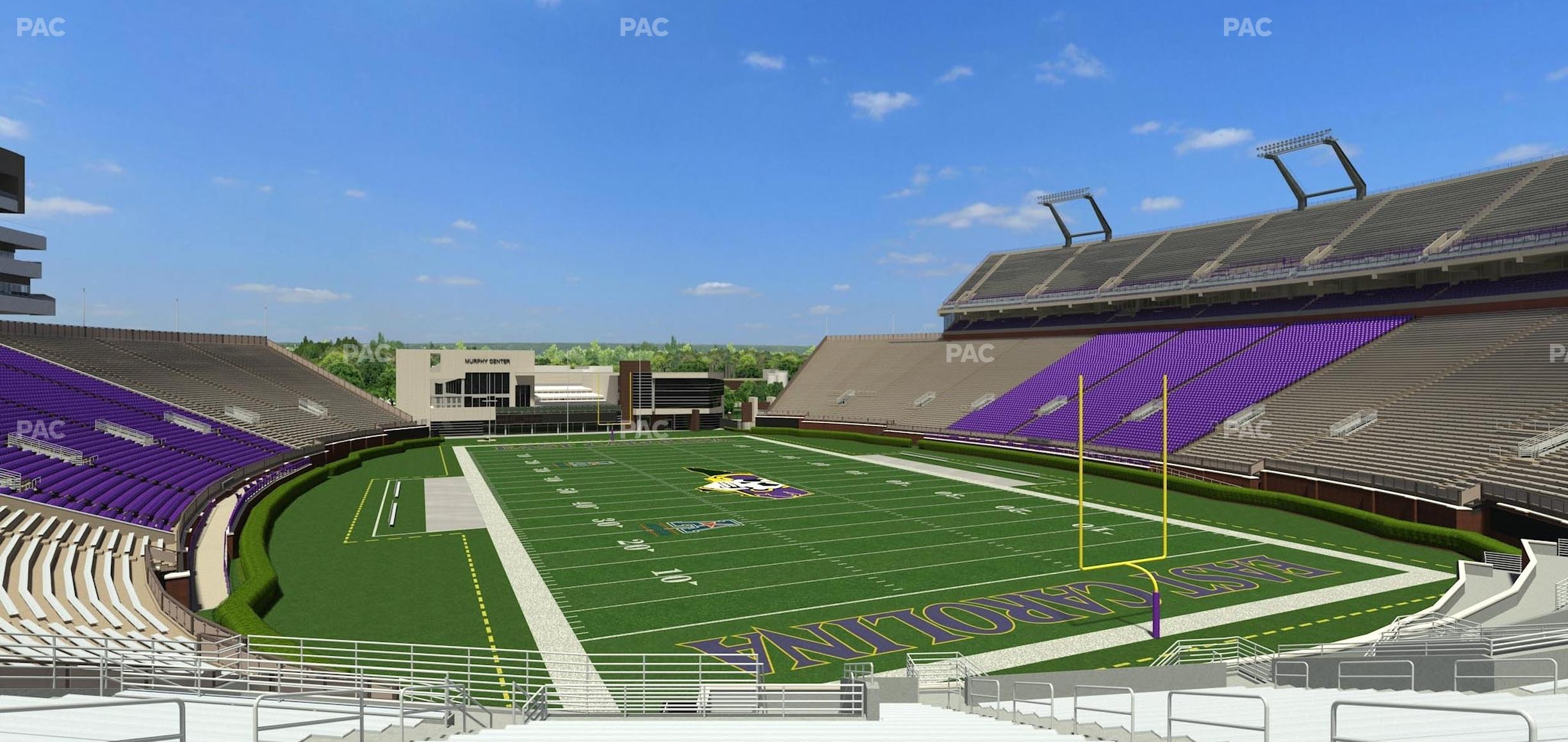 Seating view for Dowdy-Ficklen Stadium Section 30