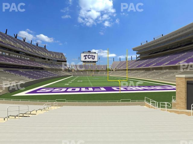 Seating view for Amon G. Carter Stadium Section 134