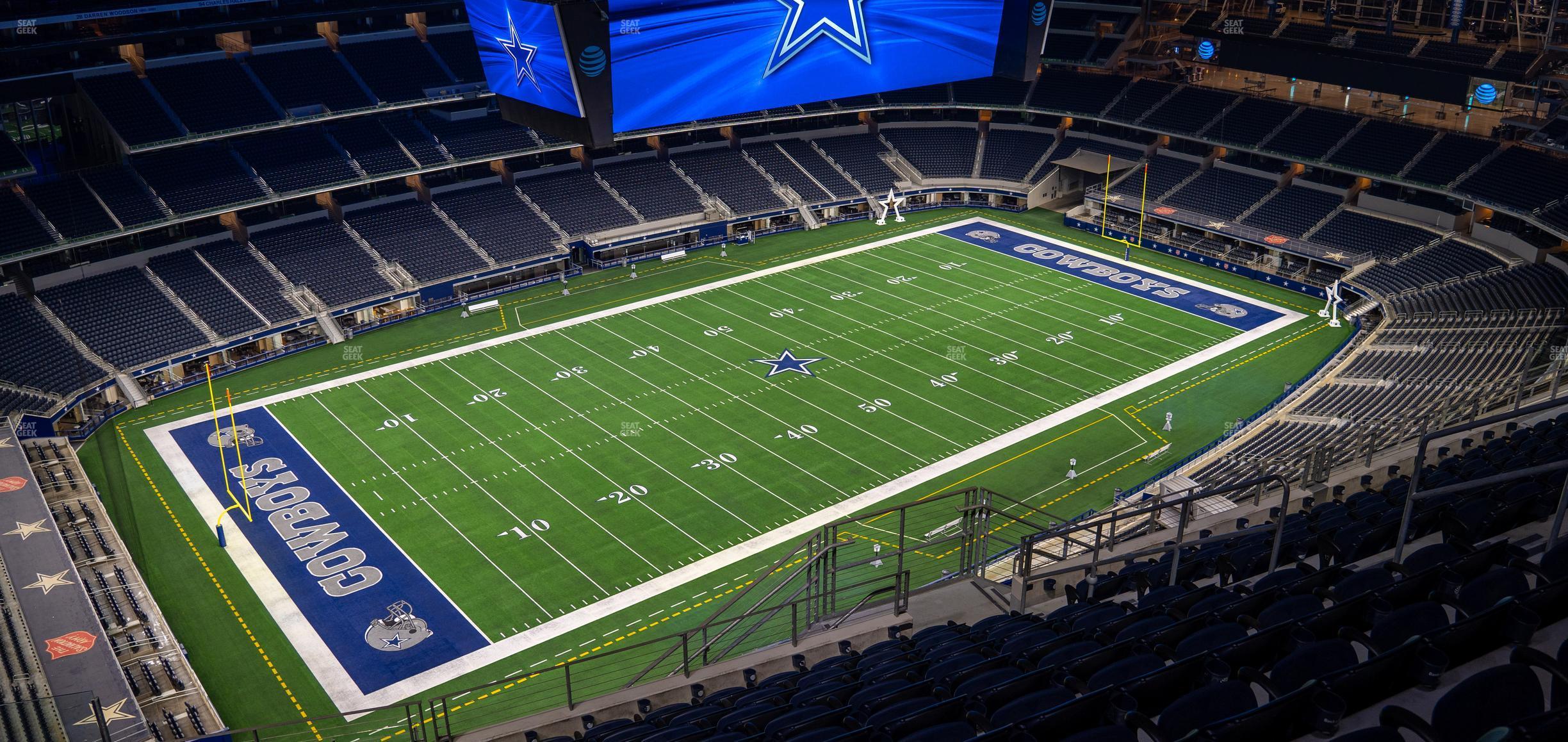 Seating view for AT&T Stadium Section 418