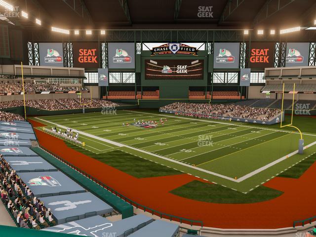 Seating view for Chase Field Section 210 F